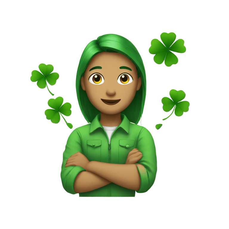 genmoji : MeilleursJours avec trèfle à quatre feuilles