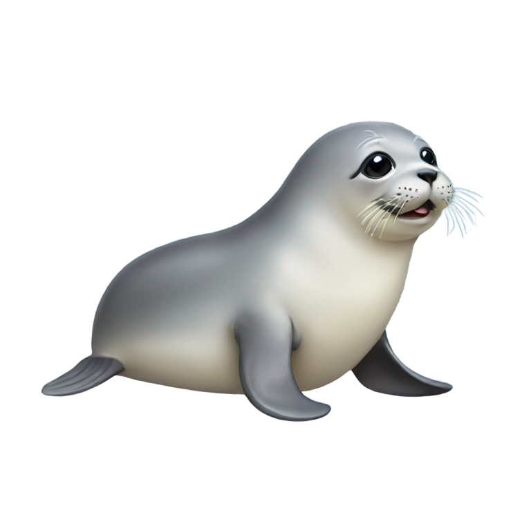 genmoji: baaby seal