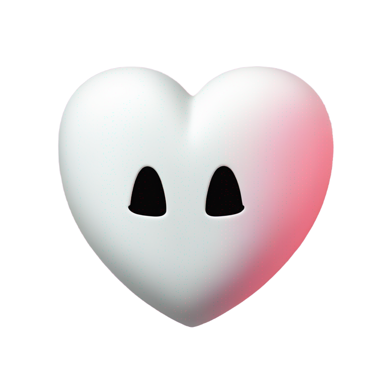 絵文字：Marshmello in the shape of a heart