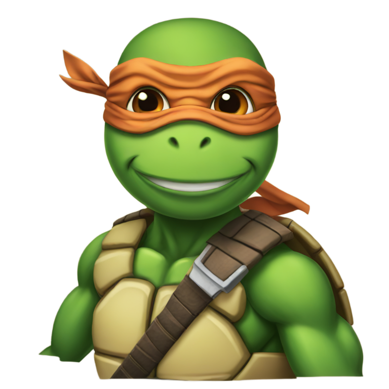絵文字：ニンジャタートルズ