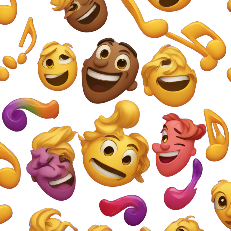 genmoji : Une combinaison de voix/mélodie et de couleurs.