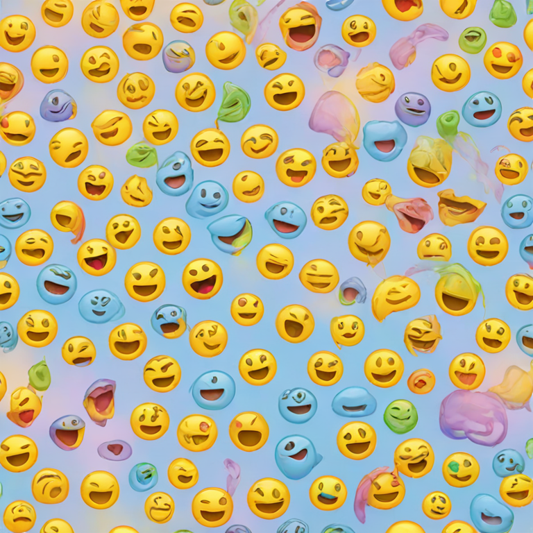 genmoji：彩虹皮肤的笑脸