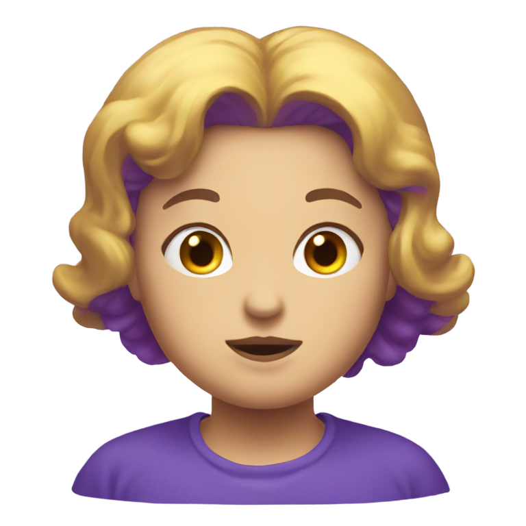 genmoji : Violette Beauregarde