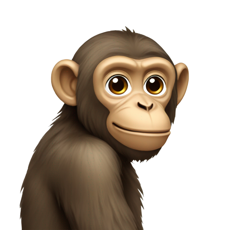 genmoji : Un singe en visite à Madrid, Espagne
