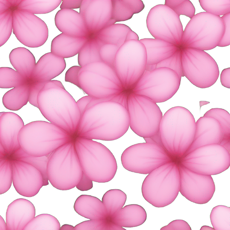 絵文字：ピンクの花