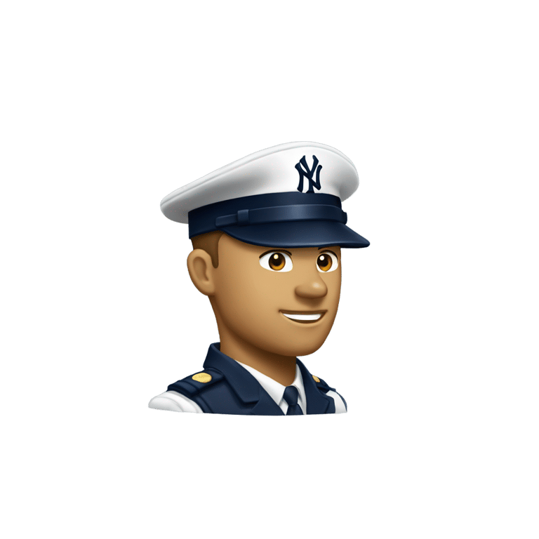 genmoji：海军军官帽 纽约洋基
