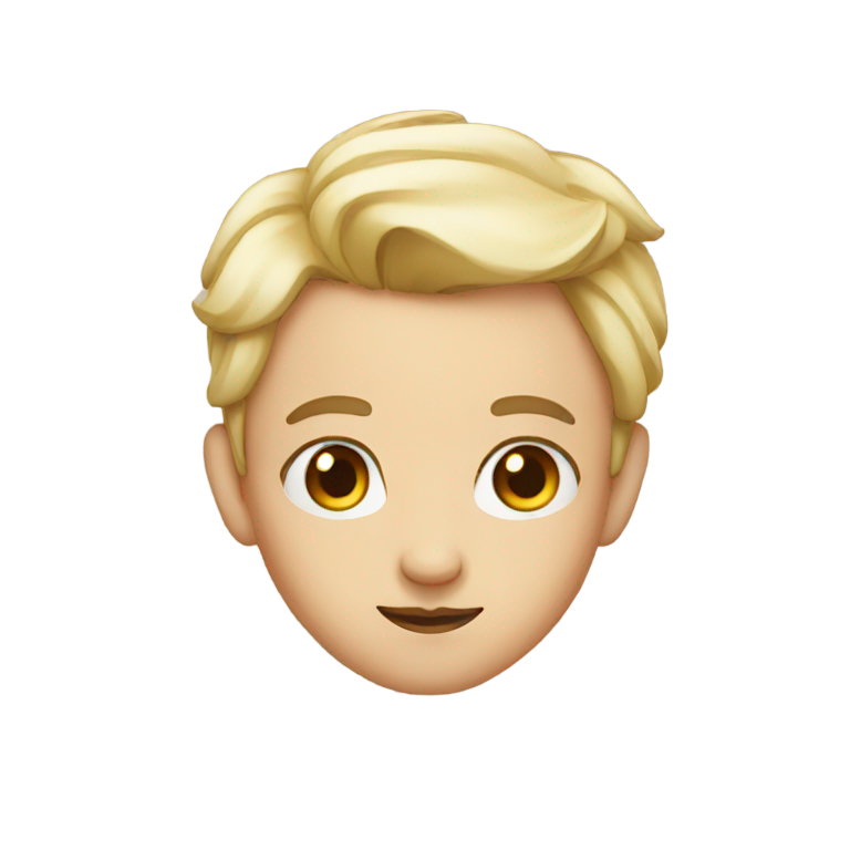 genmoji : Gros regard de côté mais joueur