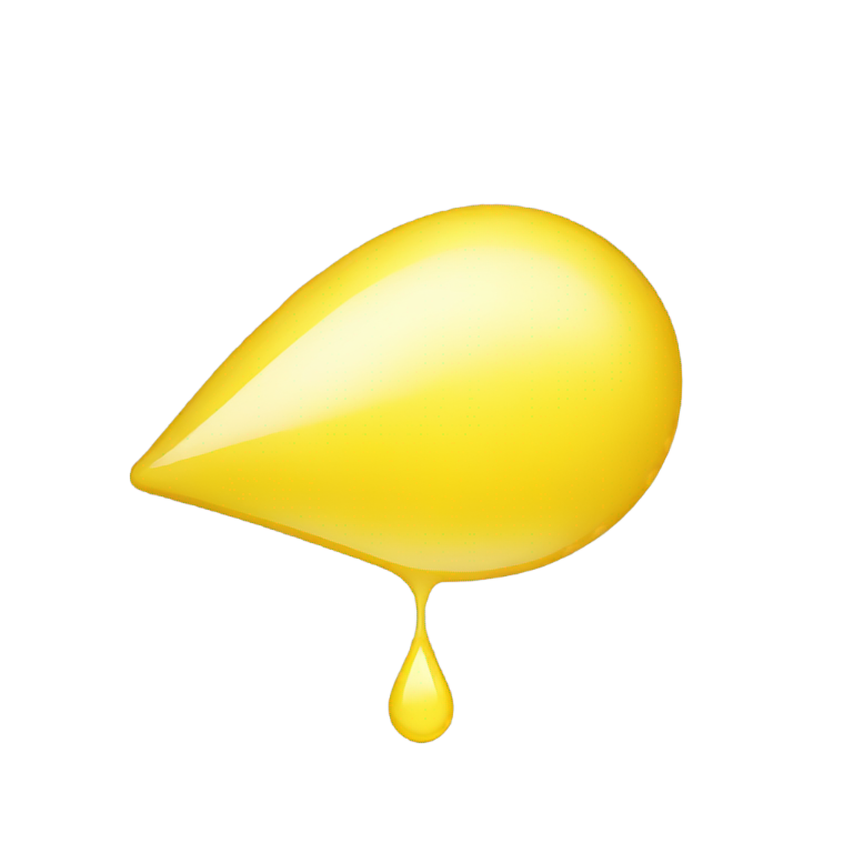 genmoji：黄色泪滴