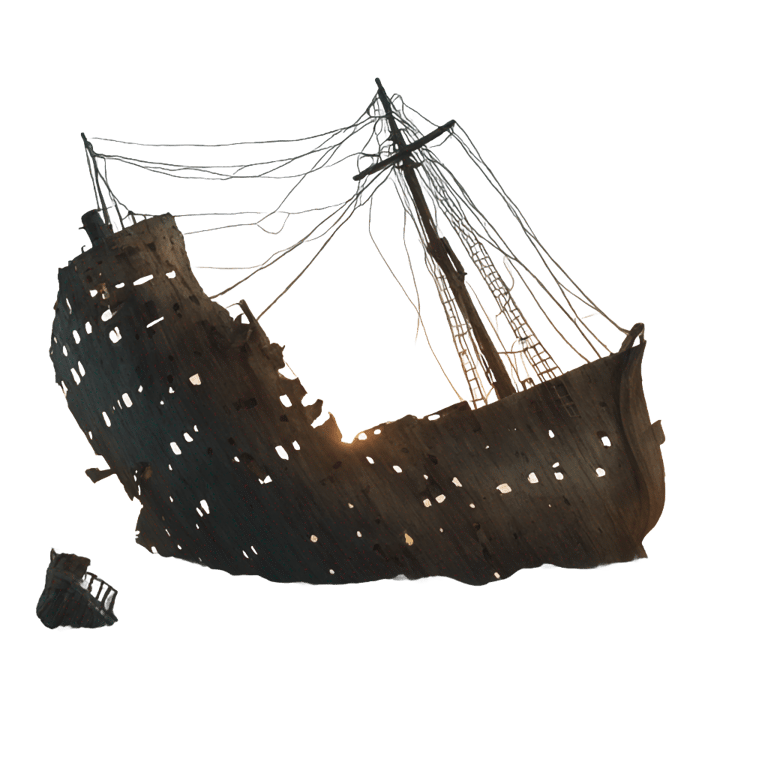genmoji：ship wreck