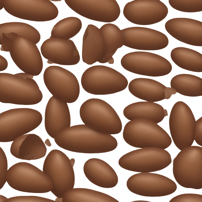 絵文字：チョコレートのイースターエッグ
