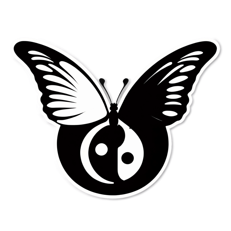 genmoji: 阴阳蝶