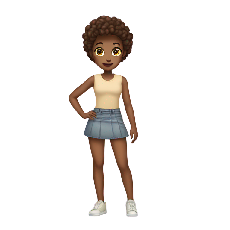 genmoji：短裙下的女装男孩