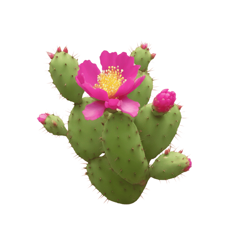 genmoji : Fleur de figuier de Barbarie
