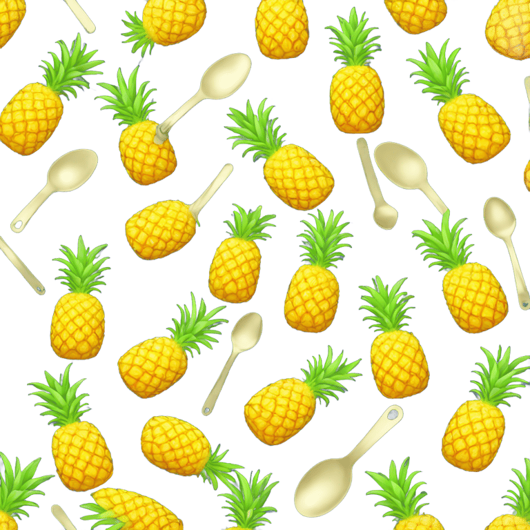 genmoji：🍍+🏖️
