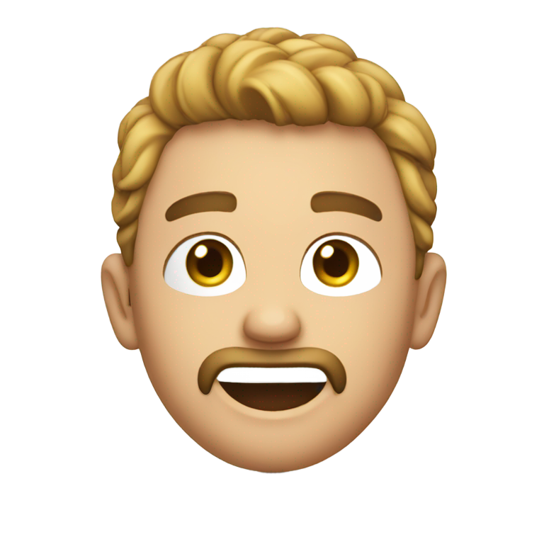 genmoji : Un homme se masturbant et éjaculant