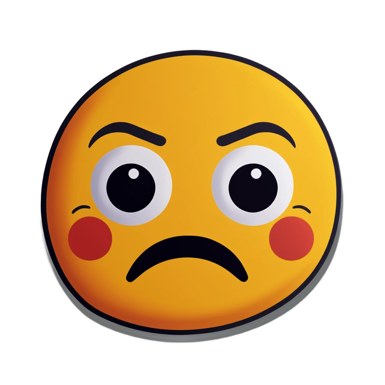 genmoji: I want an emoji that has a suspicious or questioning face