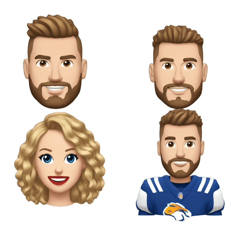 genmoji : 0% Travis Kelce 0% Taylor Swift 100% Air