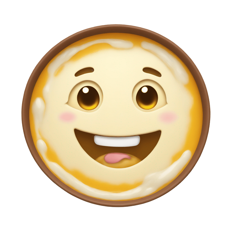 genmoji：Smiling soup