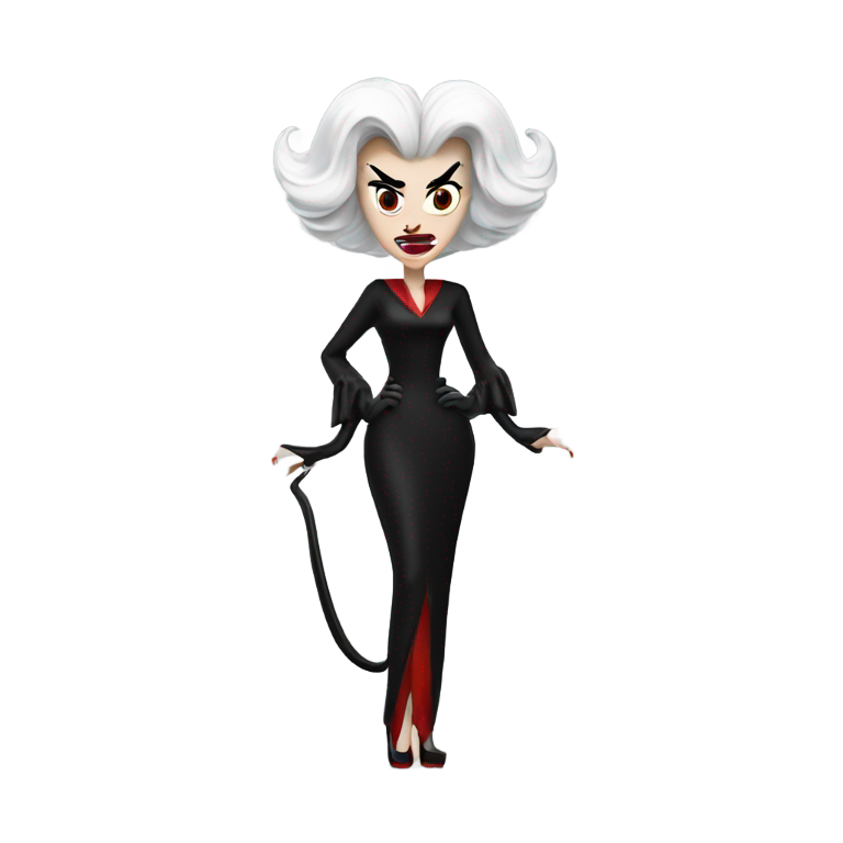 genmoji：克鲁ella恶魔生气