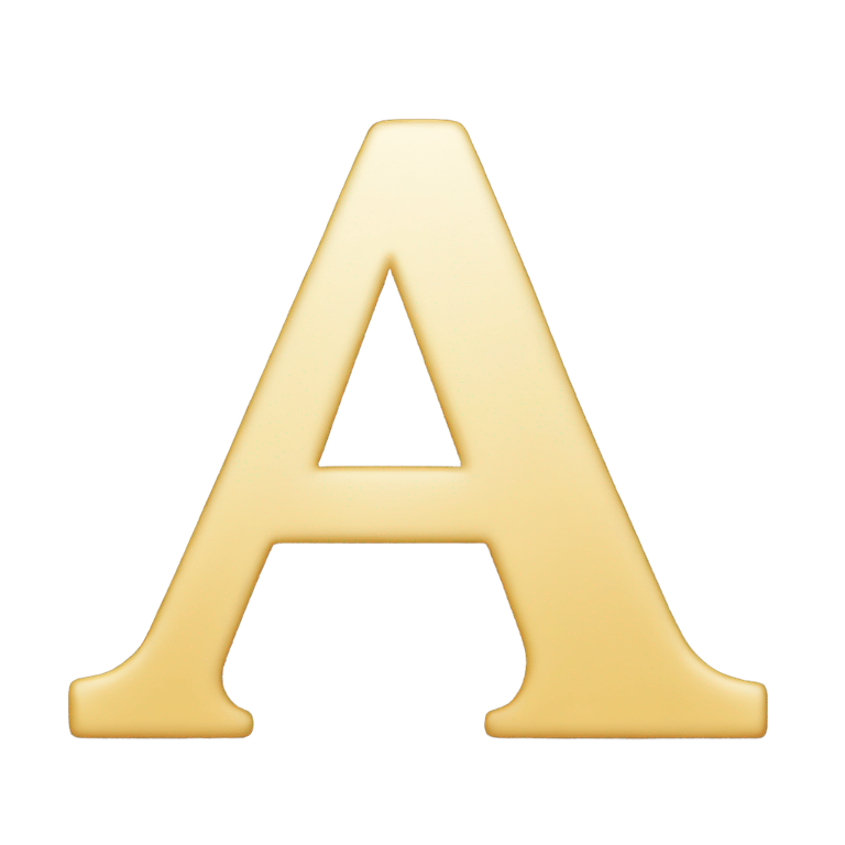 genmoji：字母A