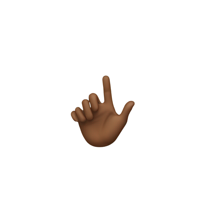 genmoji：黑色美国手背展开