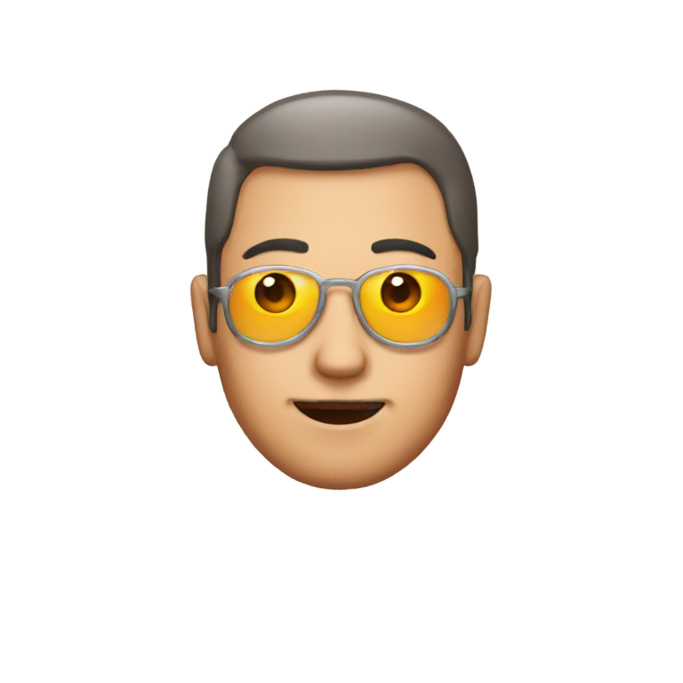 絵文字：ソーセージの目を持つ男
