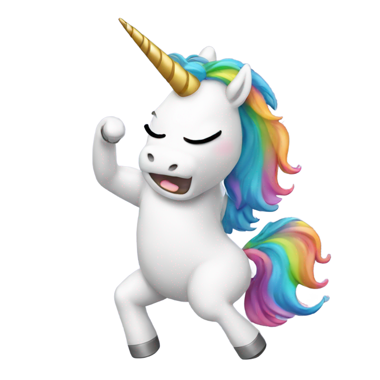 prompt: Licorne qui fait le dab