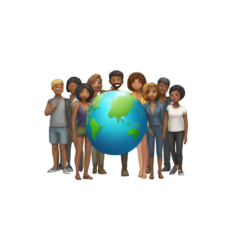 genmoji：世界各地的人们站立 🌍