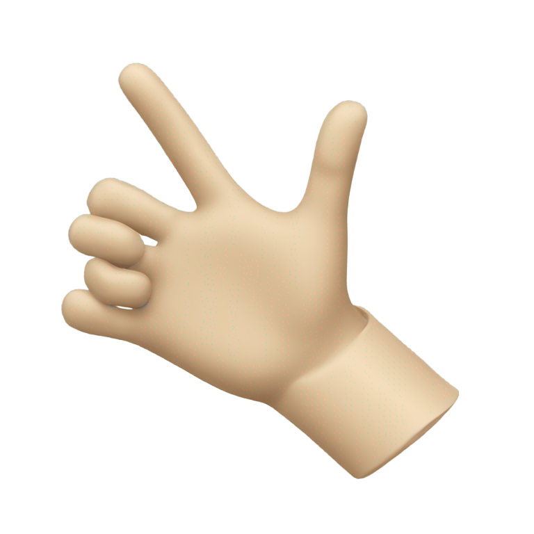 genmoji : Écriture. Main prothétique