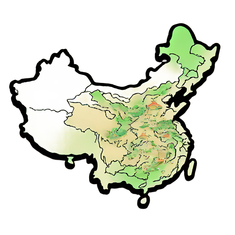 genmoji : Carte de la Chine