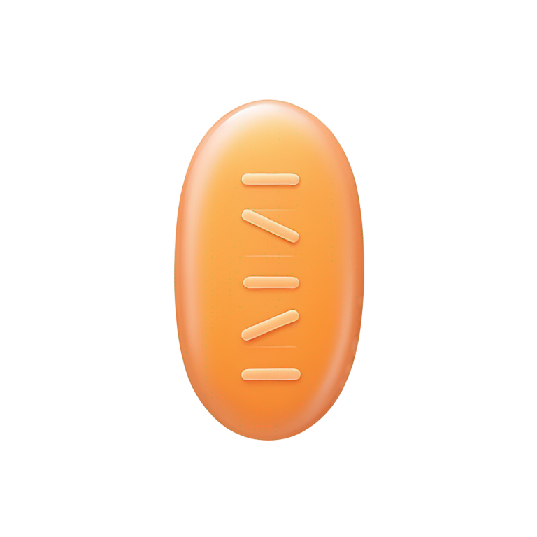 genmoji: oval pale orange colored pill imprinted with the word xanax