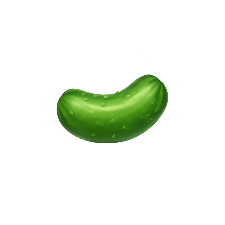 genmoji : Larry le Concombre