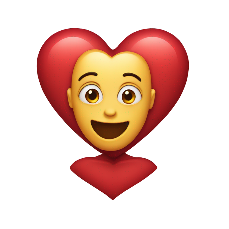 genmoji：Heart in face