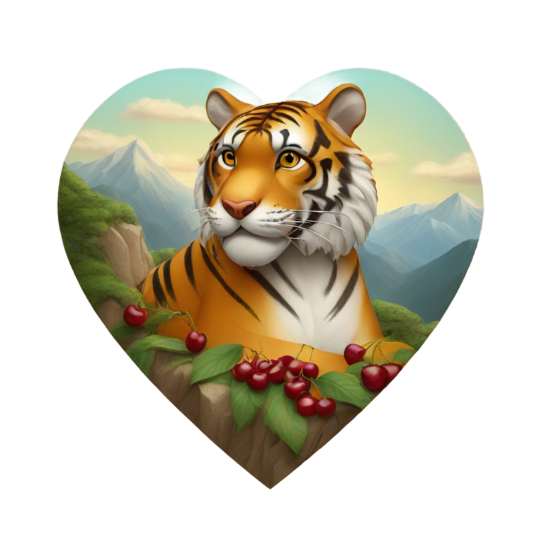 genmoji：🐯⛰️
🟫❤️🍒