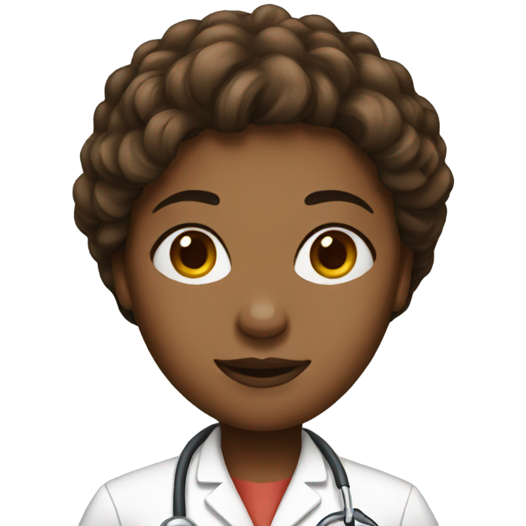 genmoji：棕色皮肤女医生