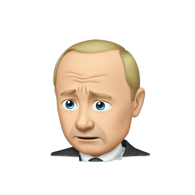 genmoji：putin crying