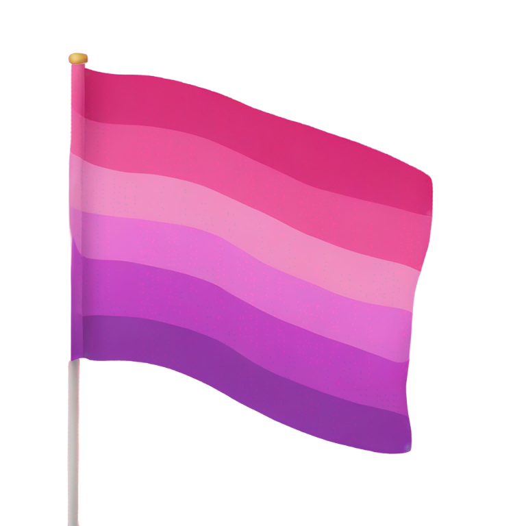 genmoji : Drapeau de la fierté biromantique