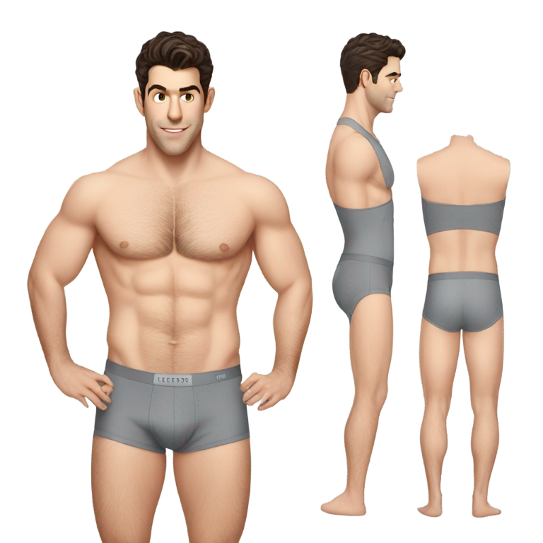 genmoji：马克斯·格林菲尔德穿着灰色内裤