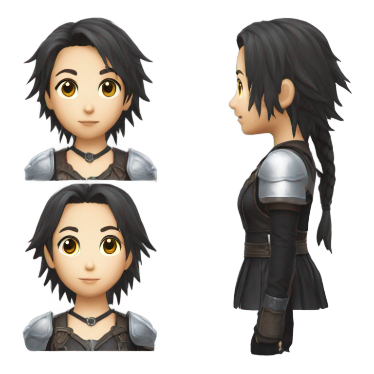 genmoji：Final fantasy 16 Jill Warrick children
