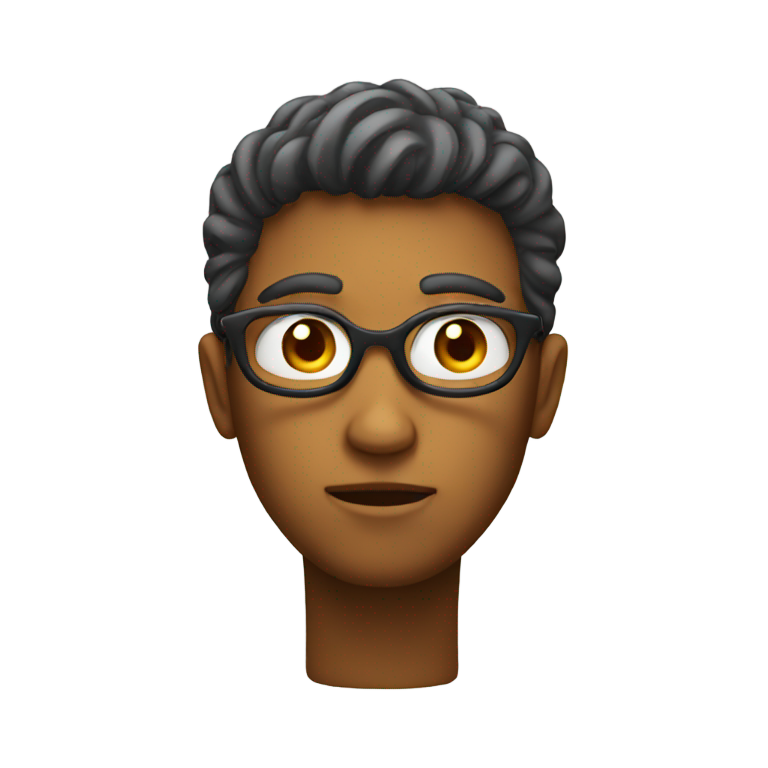 絵文字：An emoji of a thinking face