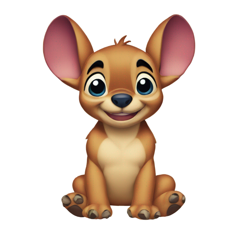 genmoji：来自《莉罗和史迪奇》的史迪奇