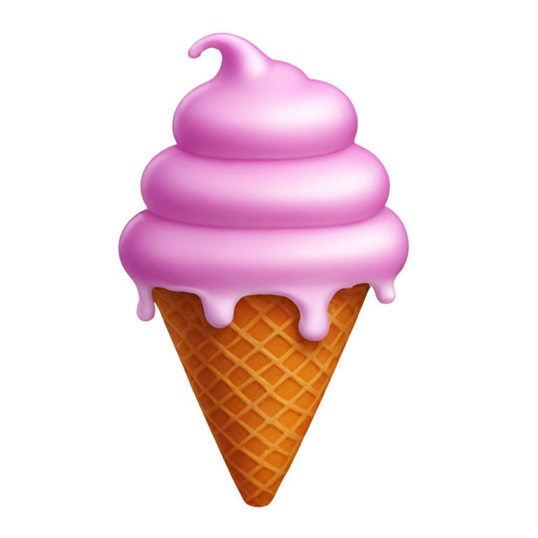 genmoji: Giant Spicy Ice Cream