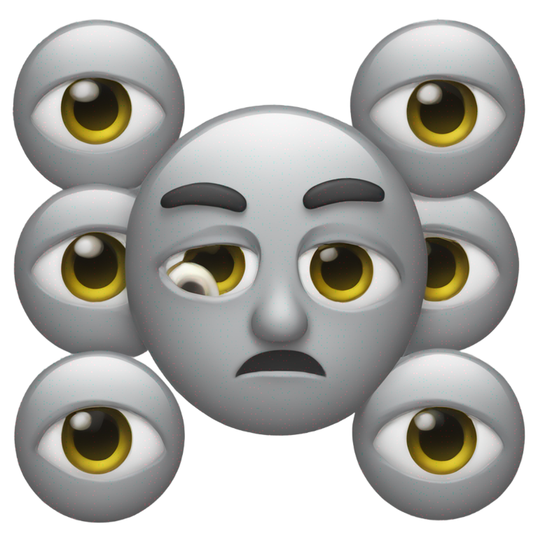 genmoji : Yeux gris