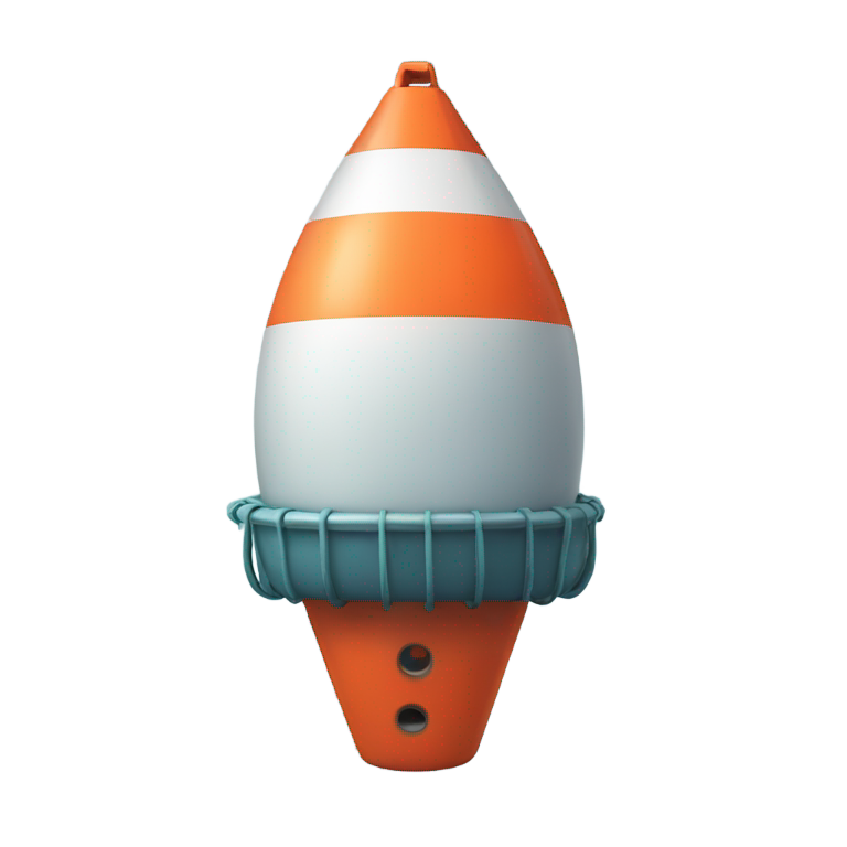 絵文字：buoy in sea