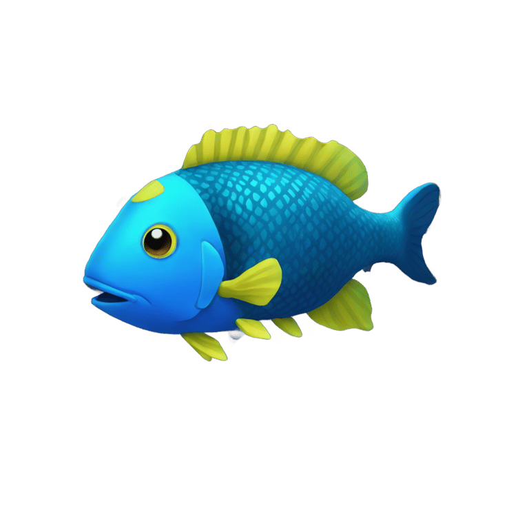 genmoji : Fish next to coral