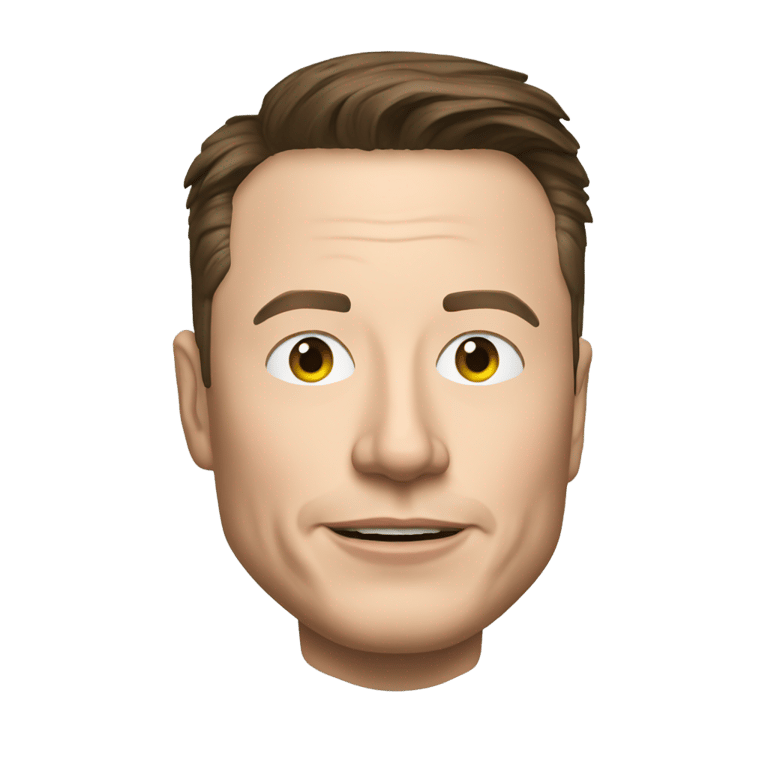 genmoji：埃隆·马斯克在赛博卡车里