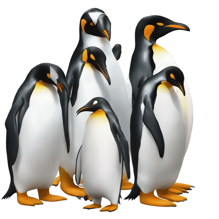 絵文字：コワルスキー、プライベート、スキッパー、リコのペンギン