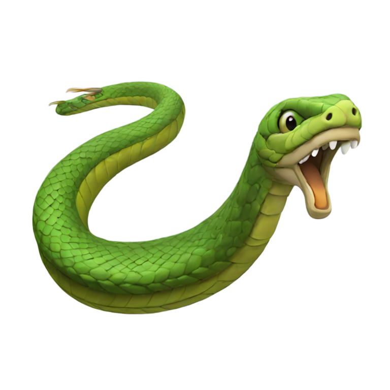 絵文字：翼を持つ蛇