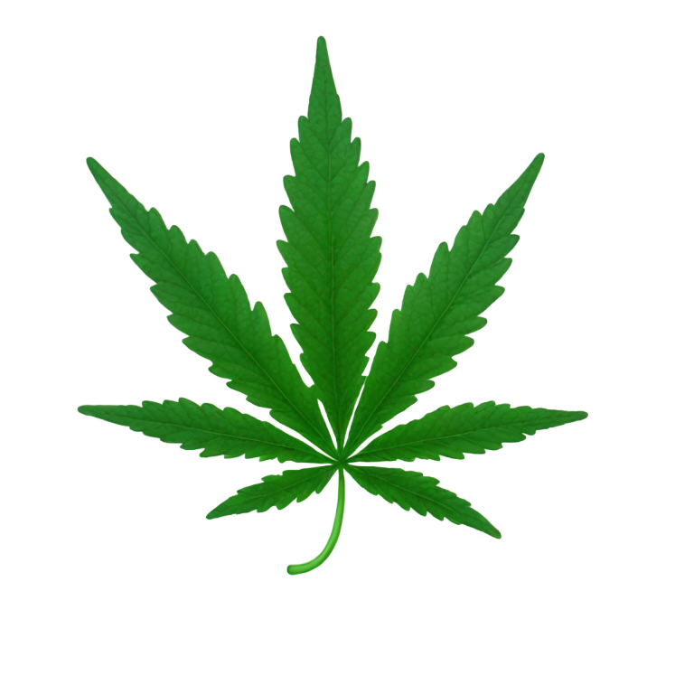 genmoji : Feuille de marijuana
