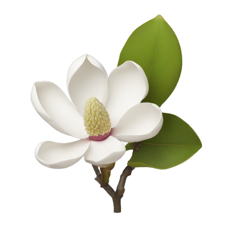genmoji : Fleur de magnolia